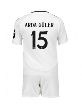 Real Madrid Arda Guler #15 Dječji Domaci Dres kompleti 2024-25 Kratak Rukavima (+ kratke hlače)